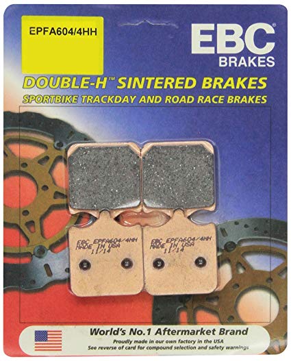 EBC Brakes EPFA Sintered Fast Street and Trackday Pads Front - EPFA604/4HH EBC Brakes EPFA Sintered Fast Street and Trackday Pads Front - EPFA604/4HH